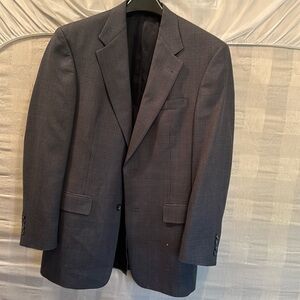 Vintage Gray Burberry Suit Jacket